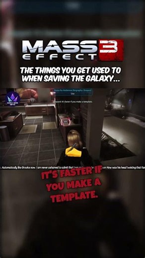 Commander Shepard Speedruns Military Paperwork | Mass Effect 3 | #mrsnanna83