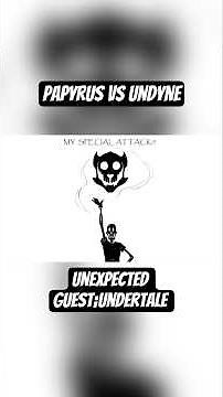 Papyrus Vs Undyne!? | Undertale #undertale #undyne #papyrus #sans #comicdub