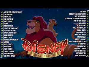 【 1 HOUR 】Disney Soundtrack🦁Walt Disney Songs You Should Listen To Once In Your Life 🎶 Disney Music