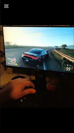 Thrustmatster TMX Force Feedback drifting forza horizon 5 with Dodge Charger SRT