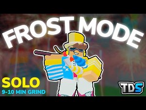 NEW EASY SOLO OP FIREWORK TECHNICIAN FROST MODE - Tower Defense Simulator (ROBLOX)