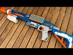 Nerf Rampage inline clip mod