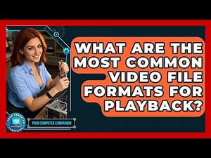 What Are The Most Common Video File Formats For Playback? - Your Computer Companion
