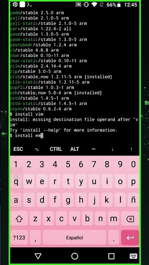 Comandos Básicos en TERMUX #ciberseguridad #hacker #hackingetico