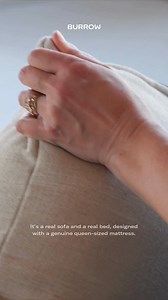 Introducing the new Span sleeper. A modern sofa by day, a dreamy bed by night. | Burrow | Facebook