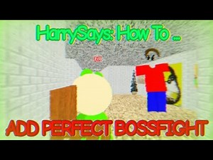 How To Add Perfect Bossfight To Your Decompile! 👻🌀/ #video #decompile #baldisbasics