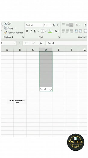 Only 1% People know this Excel Trick | Excel Tips Value Draging Shortcuts💯🚀 #Excel #viralvideochallenge #fblifestyle #Microsoft #computer | DK TECH Computer GYAN