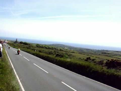 Isle of Man TT Valentino Rossi and Giacomo Agostini