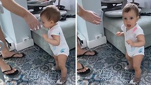 Drinking water is very important, and this adorable toddler shows us just how enjoyable drinking water is! | Rumble Babies & Kids