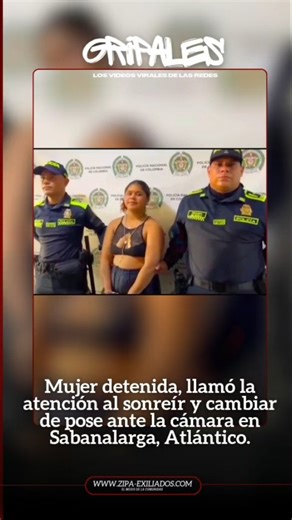 Modelo es modelo, mi reina fue detenida en flagrancia y no por la fragancia, la dama portaba en sus haberes un par de "jetas frías" lo que a las luces de la gendarmeria de nuestra región costera significa tráfico y porte ilegal de armas de fuego. Sin embargo mi reina no perdió el "pret a porte" y modelo para las cámaras lo que nos deja como enseñanza las palabras de la gran filosofía María Isabel :"Antes muerta que sencilla" y si me ponen las esposas tranquilos que lo que capturan es mi sonrisa.