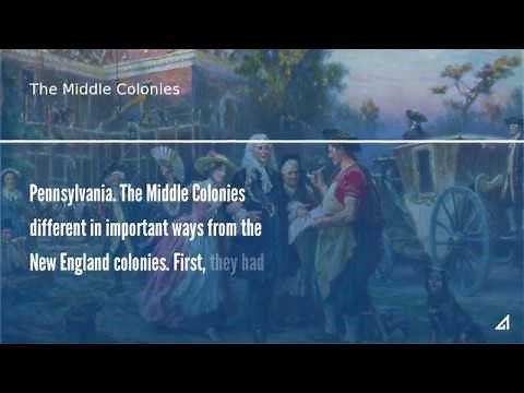 The Middle Colonies