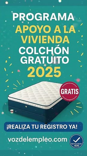 Colchón 2025: programa de apoyo a la vivienda bienestar