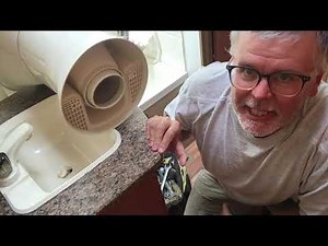 How not to fix an RV toilet floor flange