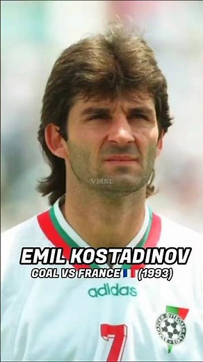 EMIL KOSTADINOV 🇧🇬 – GOAL VS FRANCE 🇫🇷 (1993)