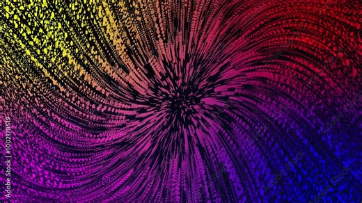 Abstract particle lines moving background. Particle explosion loop 4K video Stock Video