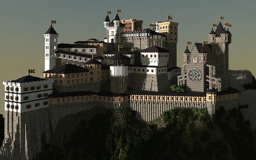 我的世界 |生存建筑 |城堡 |延时摄影[2021] [4K Cinematic] [1.16] #Castle