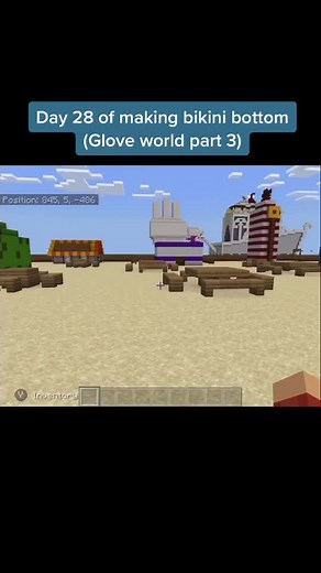 Building Bikini Bottom in Minecraft Day 28 | SpongeBob Glove World