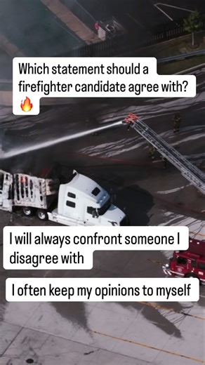 Firefighter Candidate Tips for Statement Agreement