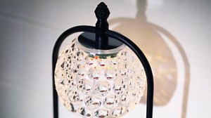 Hituiter Candle Warmer Lamp with led Color Changing, Electric Candle Lamp Warmer wtih Timer Candle Warmer Gifts for Mom Bedroom Home Decor (Double Pole-Blcak)