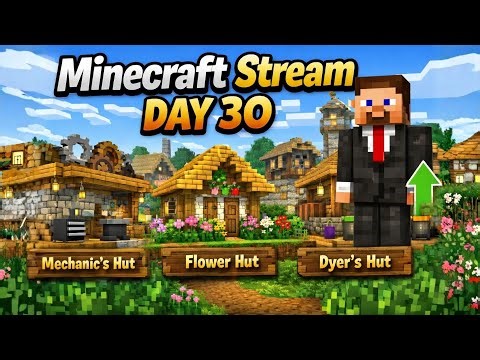 🔴 Minecraft Stream – Day 30 | Unlocking New Colony Systems