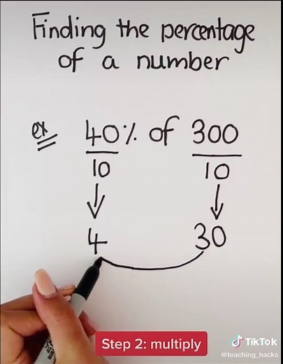 Percentage Calculation Method for Primary School Kids