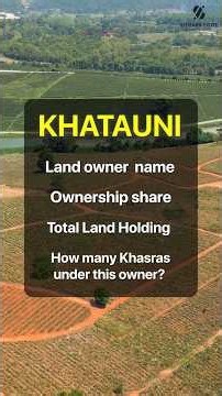Khasra vs Khatauni: What’s the Difference? | Land Records Explained