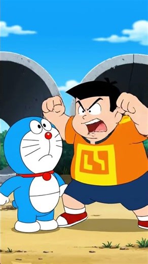 Doraemon and jian fight seen #trending #viral #cartoon #doraemon #dhurandhar