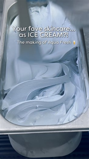 Skincare turned ice cream?! (Yep!) 🥹 In collaboration with Hada Labo's 15th anniversary, we brought you a refreshing ice cream 👀 Take a peek behind the scenes of how our Aqua Fresh Ice Cream is made 🤗 Available now at all Inside Scoop locations for a limited time only! | Inside Scoop