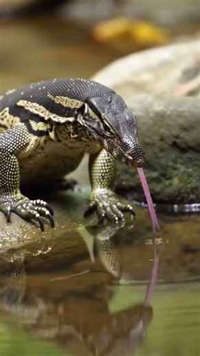 Discover the Stunning World of the Ornate Monitor Lizard in Multiple Wild Scenes 🦎