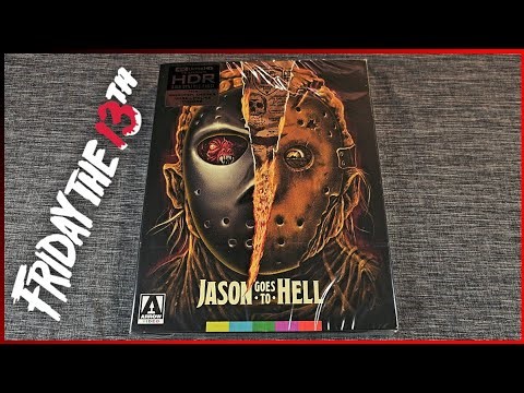 Friday the 13th Jason Goes to Hell 4K Blu-ray Unboxing Physical Media Arrow Video