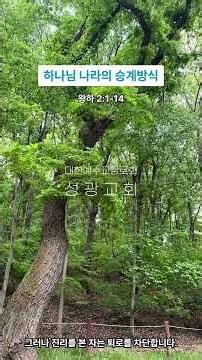 2026.6.11. 새벽묵상 / 하나님 나라의 승계방식 #아침묵상 #새벽예배 #성광교회 #망원동 #교회