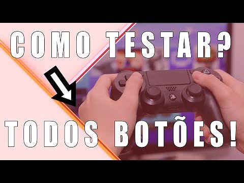 MELHOR MÉTODO TESTAR CONTROLES DE PS4 (SEM PROGRAMAS)