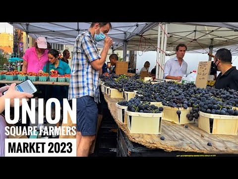 Union Square NYC Farmers Market Tour 2023 | Union Square Greenmarket 2023