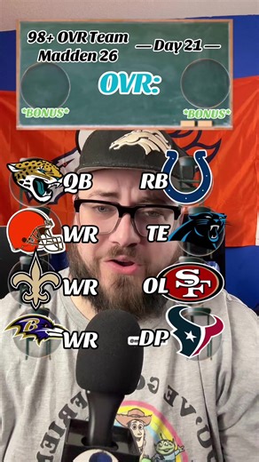 Trying to build a 98 ranked overall team on Madden 26: Day 21 #acshear #nflfilter #98ovrteam #tiktokcampaign #football