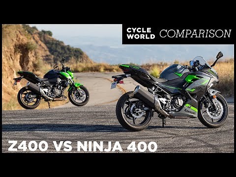 2019 Kawasaki Ninja 400 Vs. Z400 | Standard Vs. Sportbike Comparison
