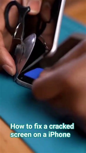 How to fix a cracked screen on a iPhone
