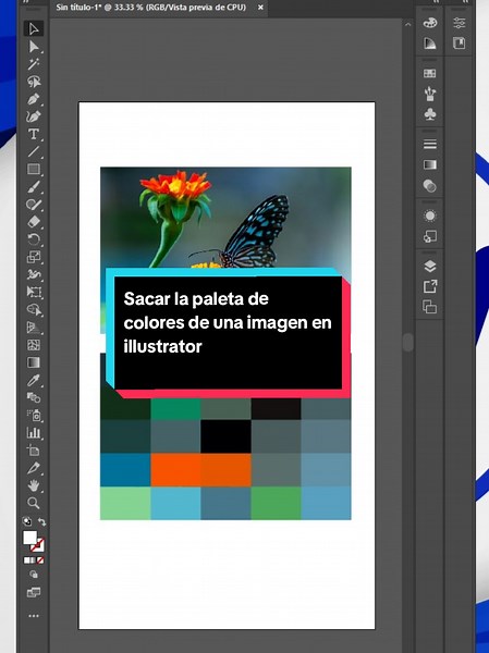 Cómo extraer la paleta de colores en Illustrator