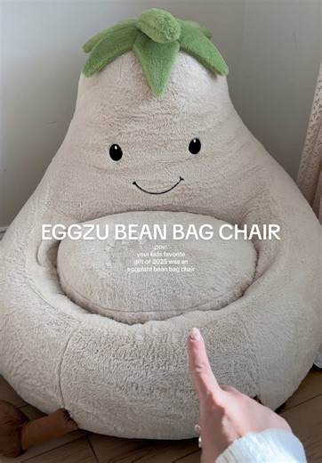 Eggplant Bean Bag Chair – Perfect Gift for Kids
