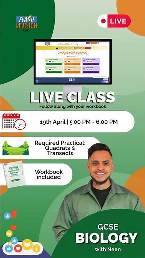 GCSE Science LIVE: Biology | Required Practical – Quadrats & Transects