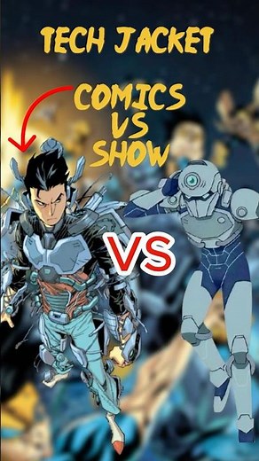 Tech Jacket show vs comic #invincible #invincibleseason3 #omniman #markgrayson #comics