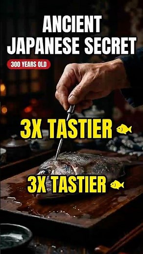 Ancient Japanese Technique that Makes Fish 3x Tastier 🐟