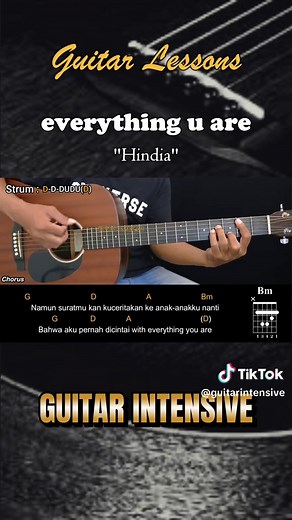 Everything You Are - Hindia: Guitar Chords & Tutorial