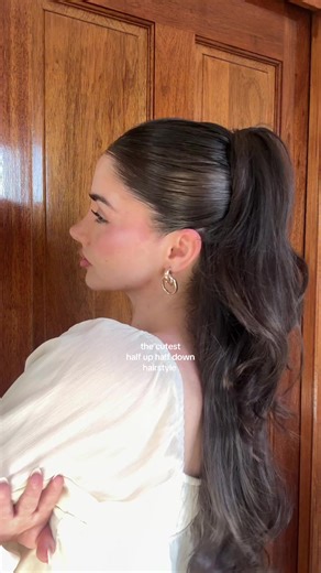 Cute Half Up Half Down Hairstyle Tutorial