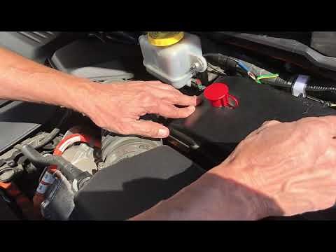 2018 Chrysler Pacifica Touring L Hybrid Plugin How To Jump Start From The Front