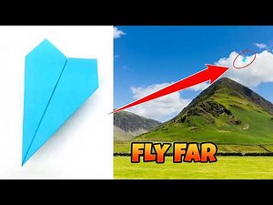 How to Make a SUPER FAST Paper Airplane that Flies Far