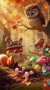 🍃 Why Do Leaves Fall Off Trees? 🍂#animation #science #kids #shorts