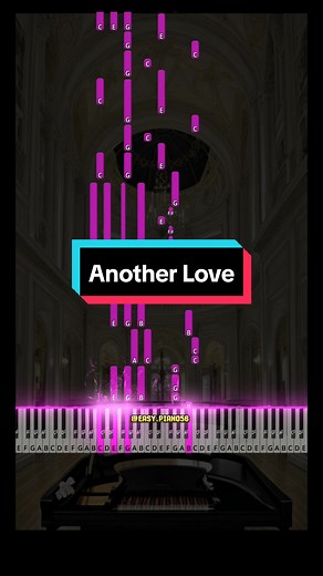 Easy Medium Piano Tutorial for 'Another Love' by Tom Odell