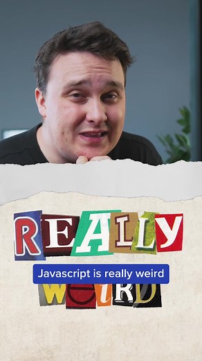 JavaScript has some really strange behaviour sometimes. In this video, i show you some of the weird quirks that is in the JavaScript programming language 👩‍💻 #javascript #programming #softwareengineer