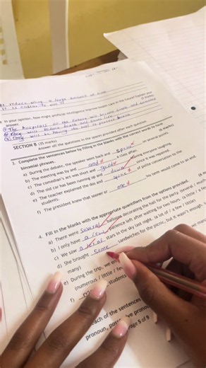 ❤️😌We are marking the midterms together 🫶😙 #midterm #exam #marking #teaching #practice