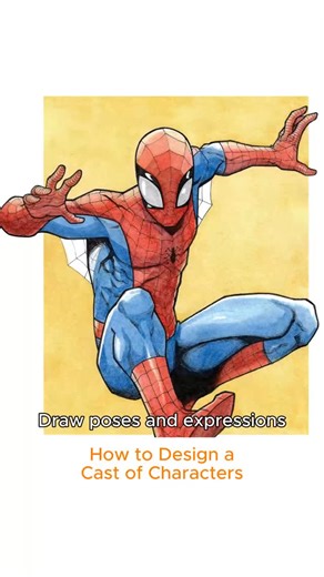 21 Draw on Instagram: "💥NEW course: Designing a Cast of Characters 💥 by @renecordovart⁠ ⁠ Comic artist René Córdova has worked for years at Marvel, DC, and Netflix. ⁠ ⁠ In his course, he reveals industry secrets for creating dynamic, memorable characters of all personalities and body types! 😉⁠ ⁠⁠ 📽️ To watch FREE lessons, comment 'Comic'. We'll send you the link! ⁠ ⁠ What to expect in the course:⁠ 🎭 Design characters with life and personality using simple shapes⁠ 💻 Master digital tools to